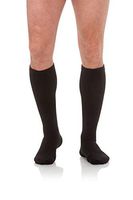 Jomi Compression Men's Socks Collection, 20-30mmHg Coolmax 200 (Small, Black)