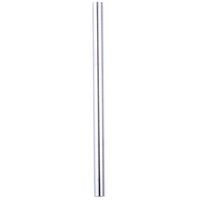 Stainless Steel Straws, Rainbow Colored Straws, Iuhan Reusable Ultra Long 8.46 Inch Drinking Metal Straws for Tumblers Rumblers Cold Beverage (Silver)