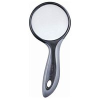 3X Handheld Magnifying Glass, Retro Handle HD Optical Glass Lens, Elderly Children Reading Newspaper Reading