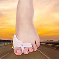Gel Toe Separators for Bunion,Silicone Toe Spreaders for Men & Women,Bunion Pads(1 Pair)