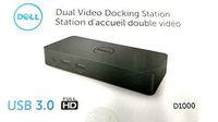 New Genuine Dell D1000 Dual Video 3.0 USB Docking Station 9X2C4 09X2C4 (Renewed)