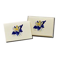 Earth Sky + Water - Columbine Notecard Set - 8 Blank Cards with Envelopes