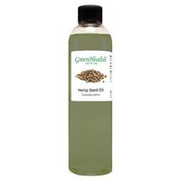 GreenHealth Hemp Seed Oil – 8 fl oz (237 ml) – 100% Pure Virgin Cold Pressed