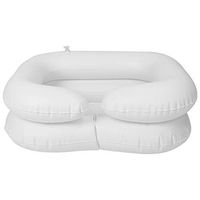 SANON Inflatable Shampoo Basin Kit for Elderly Disabled Hair Washing Tool Patient Inflatable Shampoo