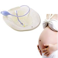 JOEPET Sitz Bath with Flusher, Avoid Squatting for Pregnant Women, Hemorrhoids Patients on The Toilet,Episiotomy Patients Toilet Portable Bidet,Beige