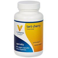 The Vitamin Shoppe Tart Cherry, Freeze Dried, Antioxidant That Supports Cellular Health, Supports A Healthy Inflammation Response Following Physical Activity (90 Veggie Capsules)
