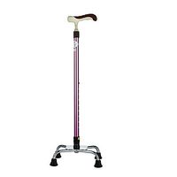 Xiao Jian Crutches-Cane Aluminum Alloy PVC Elbows Cane Turn Portable Non-Slip Lifting Old Cane Walking Aid Crutch (Color : D)