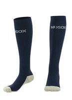 Graduated Compression Socks for Men & Women MDSOX 20-30 mmHg (Navy Blue, XXL) Best Stockings for Nurses, Travel, Running, Maternity Pregnancy, Varicose Veins, Medical, Blood Circulation, Leg Recovery