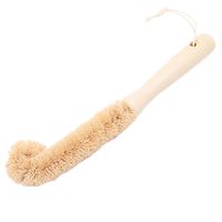 GUAngqi Wood Handle Scrubbing Brush Coconut Fibre Home Washing Up Bottle Useful Tools