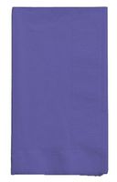 Creative Converting Touch of Color 2-Ply 50 Count Paper Dinner Napkins, Purple
