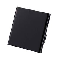 Joy Wisdom Aluminum Ultra Thin Cigarette Case, Double Open Cigarette Case Box Can Hold 20 Cigarettes，Anti Collision Splash and Scratch