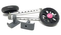 TREADZ/Sport Edition: Universal Walker Wheel Kit with Free Flexfit Skis (Bubblegum Pink)