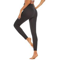 Sayhi Ladies Tight Fitness Yoga Pants Tummy Control Workout Running Pants Ombre Seamless Leggings High Waisted Trousers (Black,M)