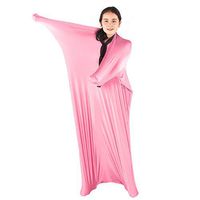 Sensory Sox Body Socks - Full-Body Wrap to Relieve Stress for Individuals with Autism, Anxiety - Deep Pressure Simulation Body Blanket Great for Dynamic Movement (Large 56"x27", Pink)