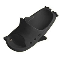 Emimarol Parent-Child Slippers Couples Cute Cartoon Penguin Shoes House Non-Slip Pool Slippers Indoor & Outdoor Slippers Black