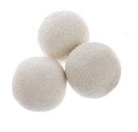 AKOAK 2.95" Wool Dryer Balls,Reusable Pure Wool Natural Fabric Softener,Hypoallergenic,Reduce Wrinkles & Static Cling, Shorten Drying Time,Pack of 3
