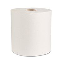 Boardwalk 17GREEN Boardwalk Green Universal Roll Towels, Natural White, 8"x800ft (Case of 6 Rolls)