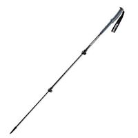 Crutches Ultralight Aluminum Trekking Poles Telescopic Folding Cane Climbing Outdoor Equipment Gray Black (Color : Gray, Size : 62cm)
