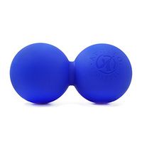 Apollo SportTech – Peanut Ball – Double Lacrosse Ball - Muscle Roller Massage Ball - Physical Therapy Balls – Yoga Ball (Blue - Medium Firm)