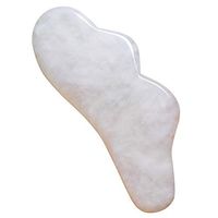Ozzptuu Hand Made Natural Jade Gua Sha Scraping Massage Tool for Face Leg Arm Body Caring