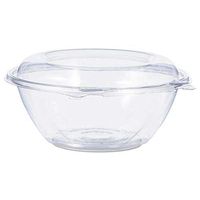 Dart CTR24BD 24 oz. Pet Hinged Bowl, Dome Lid, PET, Clear (Pack of 150)