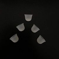 Jungle Care® Beanie Hat Shaped Comfortable CIC/ITC/ITE Silicon Ear Tip Domes, Could Fit a Par of RIC/RITE (Receiver in The Ear Canal) Models (M * 5pcs)