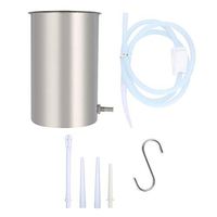 Colonic Irrigation, Reusable Household Colonic Irrigation Set 2L Barrel 2m Hose and Nozzle Enema Kit