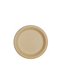 World Centric PL-SC-U7 100% Compostable Unbleached Plant Fiber Plates, 7" (Pack of 1000)