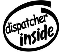 Die-Cut Vinyl Sticker Decal (6" Dispatcher Inside)