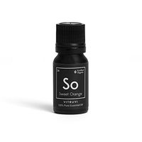 Vitruvi Organic Sweet Orange Essential Oil, 100% Pure Undiluted Premium Grade Essential Oil, Certified Organic (.34 oz)