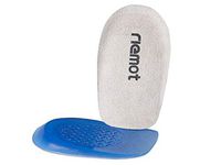 riemot Heel Cushion Inserts, Gel Heel Cups, Plantar Fasciitis Insoles, Velvet and Gel Pads, Bone Spurs Pain Relief, Sore Heel Pain, Achilles Pain and Foot Care for Women