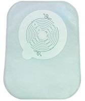 Securi-T Filtered Ostomy Pouch One-Piece System 8 Inch Length 1/2 to 2-1/2 Inch Stoma Closed End Trim to Fit, 7608002 - Box of 30