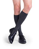 SIGVARIS Men’s Style Microfiber 820 Closed Toe Calf-High Socks 15-20mmHg