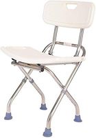 Guo shop Safety Anti-Slip Shower Stool for Safety and Stability,Medical Tool Free Folding Shower Chair with Removable Back, Adjustable Shower Chair Seat Bench,