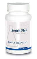 Biotics Research Livotrit Plus © - Liver Cleanse and Detox Support Supplement - Natural Non-GMO Herbal Blend with Milk Thistle – 180 Tablet