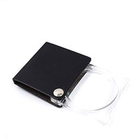 ZH Magnifier Folding 3.5X Handheld Magnifier Portable Leather Case