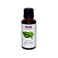 NOW Essential Oils, Tea Tree Oil, Cleansing Aromatherapy Scent, Steam Distilled, 100% Pure, Vegan, 1-Ounce