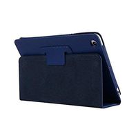 Businda iPad Mini Case,iPad Mini 2 Case,iPad Mini 3 Case, Premium Folio Case Book Design Cover Multi-Angle Viewing Lightweight Slim Shell Standing Case, Dark Blue