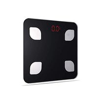 ZYY Bluetooth Body Fat Scale- Smart Digital Bathroom Weight Body Composition Analyzer with APP (Color : Black)