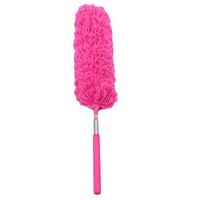 KISSFRIDAY Rose Red Mini Microfiber Duster Bendable Fluffy Cobweb Dusting Brush For Home Office Car