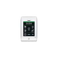 Interlogix NX-1820E NetworX Touch Screen Keypad, 3.5" Color Touch Screen, Icon-based Graphic Interface, Built-in Message Board, NetworX System Compatibility, 192-zone Capability, Modern Design