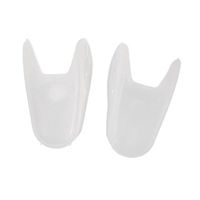 Toe Separators Orthotics Toe Spacers Correct Overlapping Stretchers Relief - White, L