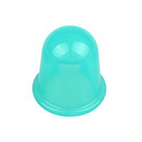 Small Cups Anti Cellulite Vacuum Body and Facial Silicone Massage Cupping Cups New, 1Pcs (Green)