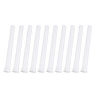 Healifty 10pcs Disposable Vaginal Applicator Injector Lubricant Injector Syringe Lube Tube Aid Tools for Women Female (White)