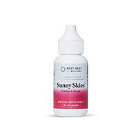 Sunny Skies Vitamin D-3 Drops, Natural Vitamin D Liquid Supplement, 2000 IU per Drop, Non-GMO, New Easy-to-Use Dropper, 1 Oz, Best Nest Wellness