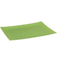 Lillian 11-3/4 X 9 Inch Rectangular Plastic Plates, 10 Count, Pistachio
