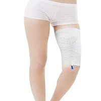 Urine Leg Bag Holder Secure Health Care Catheter Bag Sleeve for Incontinence, Washable, Comfortable, Free, and Easy Walking (2 Pack, XL)