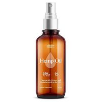 Hemp Oil by The Rescue Hemp Co. | Pain Relief, Stress Support, Anti Anxiety | Few Sprays Keeps Pain Away | 250mg