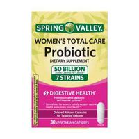 Spring Valley Women's Total Care Probiotic Digestive Health, 30 Capsules (Pack of 2)