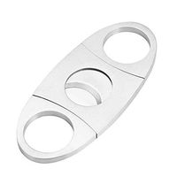 Cigar Cutter - Stainless Steel Double Cut Blade Guillotine Cigar Scissorsfor Most Size of Cigars